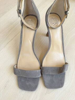 NWT Vince Camuto Suede Ankle-Strap Sandals